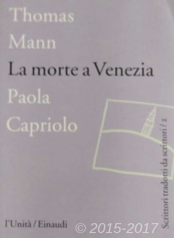 Copertina di La morte a Venezia